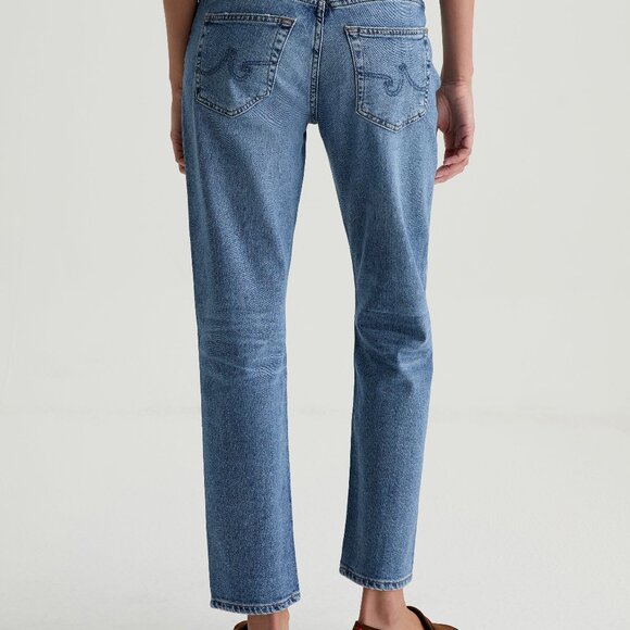 Ag Adriano Goldschmied Blue Boyfriend Jeans - Picture 1 of 7